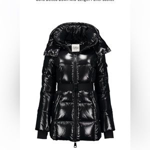 SAM. Soho Belted Down Mid-Length Puffer Jacket.